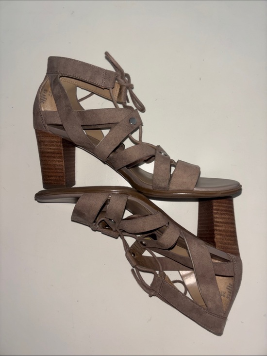 Naturalizer Shoes - Naturalizer Gladiator Heels Taupe 8.5